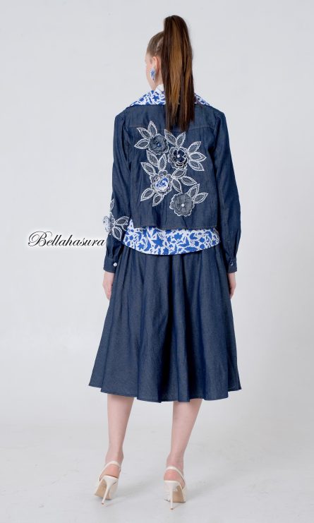 Janesa Jaket Batik Denim Embroidery - Image 3