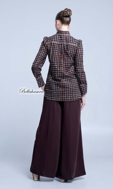 Jusmine Blouse Batik Truntum Aplikasi Embroidery 3D - Image 3