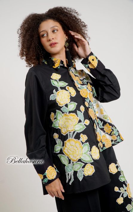 Hara Blouse Batik Encim With Embroidery 3D - Image 4
