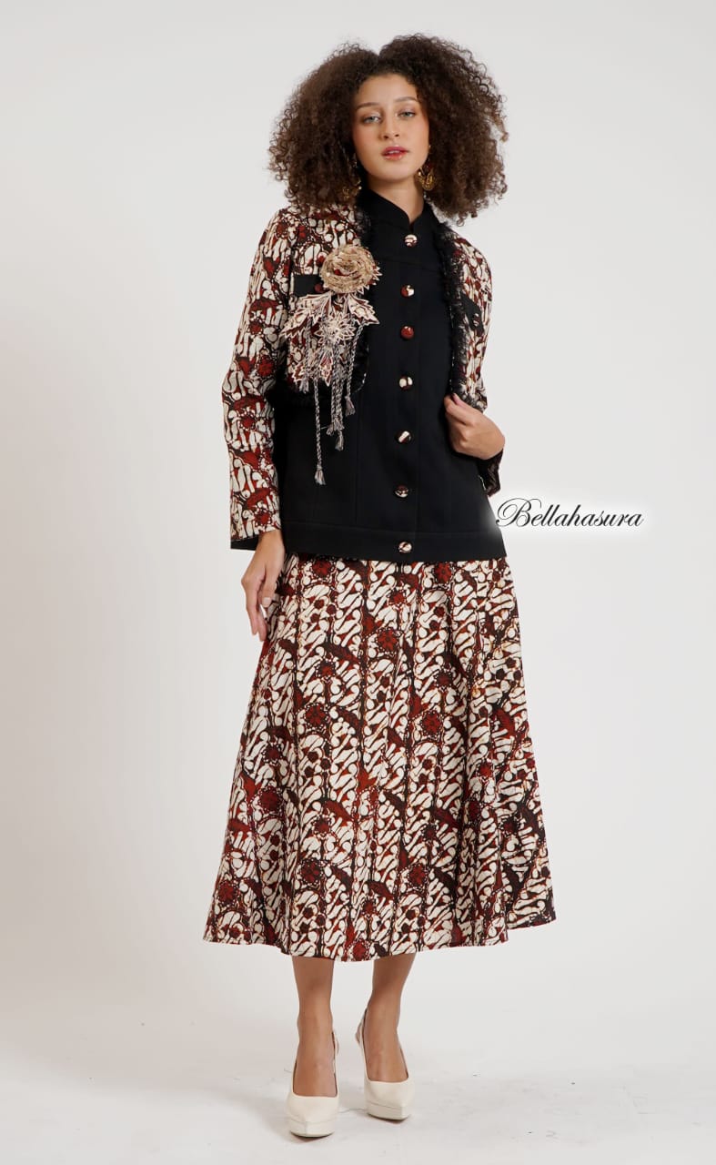 Bolero Naya Sogan Batik Trampunto Embroidery 3D